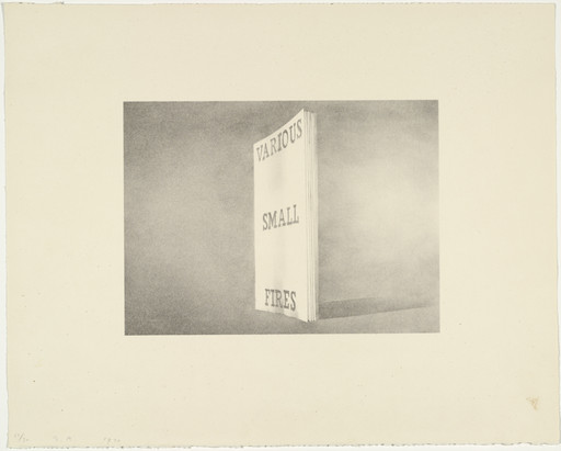 Edward Ruscha. Various Small Fires from Book Covers. 1970