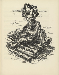 The Contented One (Der Zufriedene) (plate, page 181) from the periodical Münchner Blätter für Dichtung und Graphik, vol. 1, no. 11/12 (December 1919)