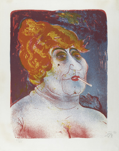 Otto Dix. Procuress (Kupplerin). 1923