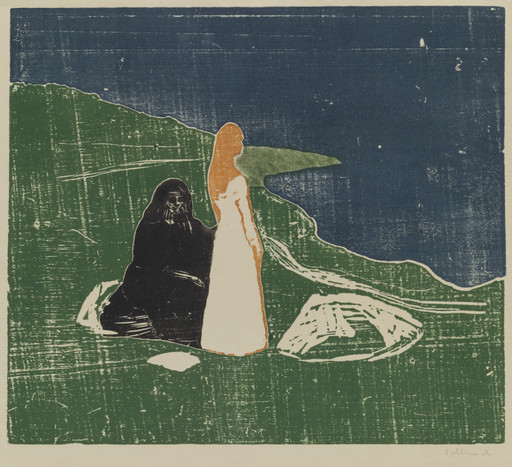 Edvard Munch. Two Women on the Shore (To kvinner ved stranden). 1898