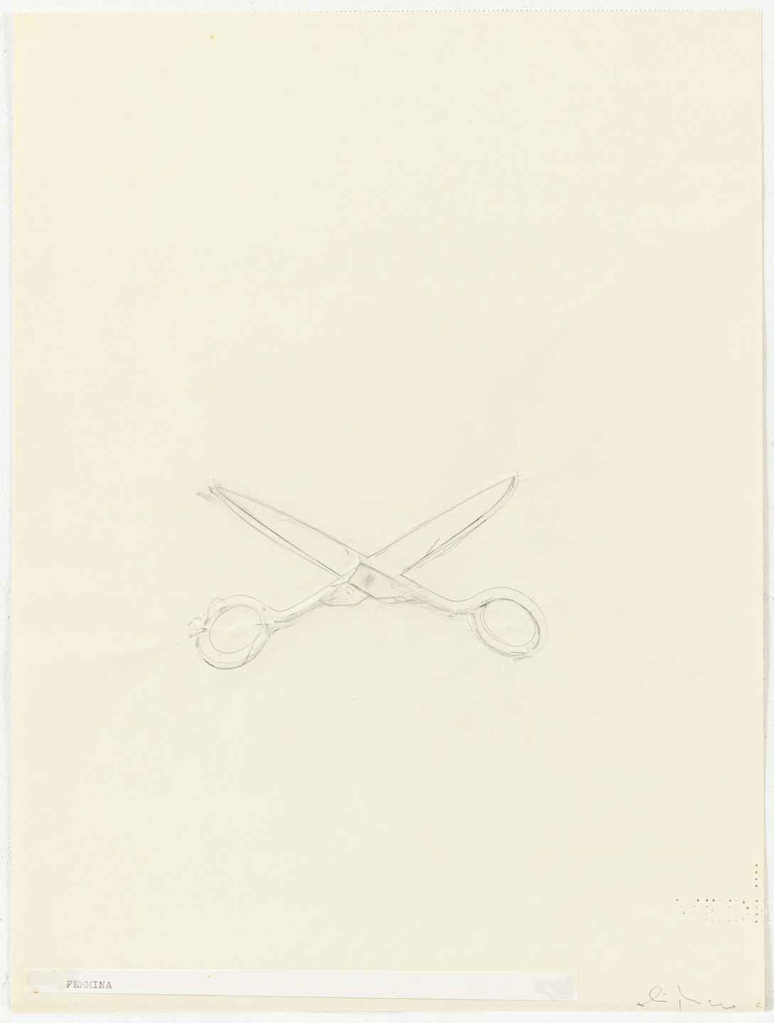 Alighiero Boetti. Femmina Maschio. (1973)