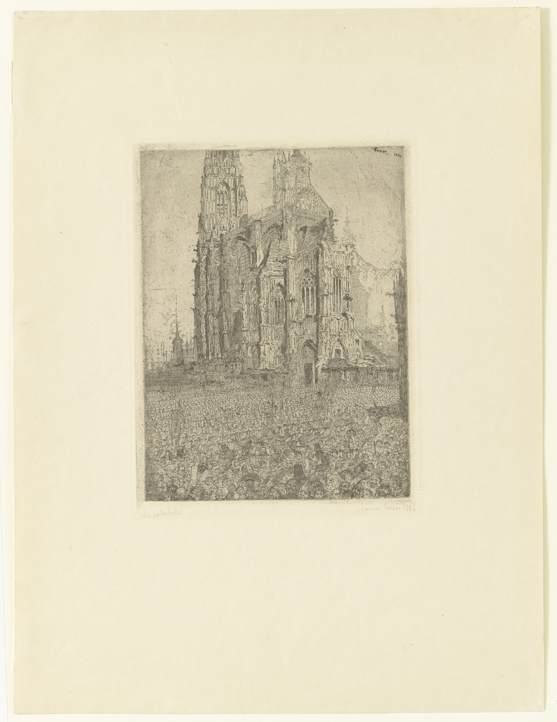 James Ensor. Cathedral. 1886
