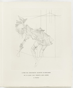 Little Girl with a Top (Petite fille à la toupie) (plate, page 103) from Feuilles éparses