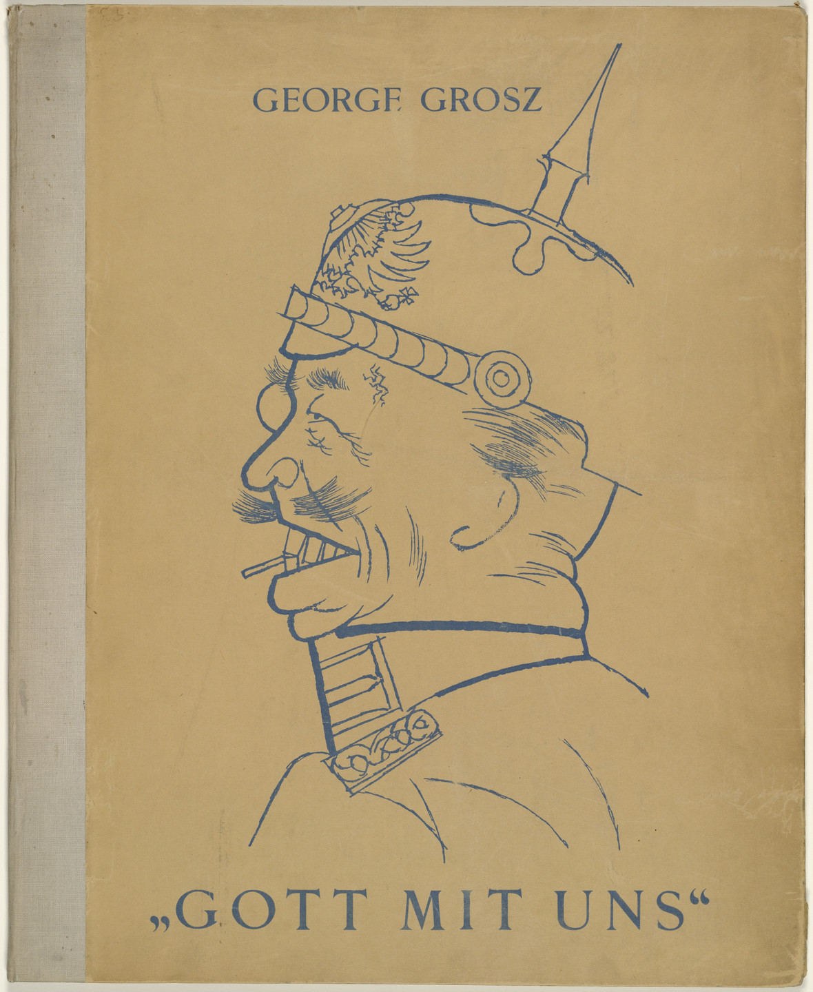 George Grosz. Cover from the portfolio God with Us (Gott mit uns). 1919, published 1920