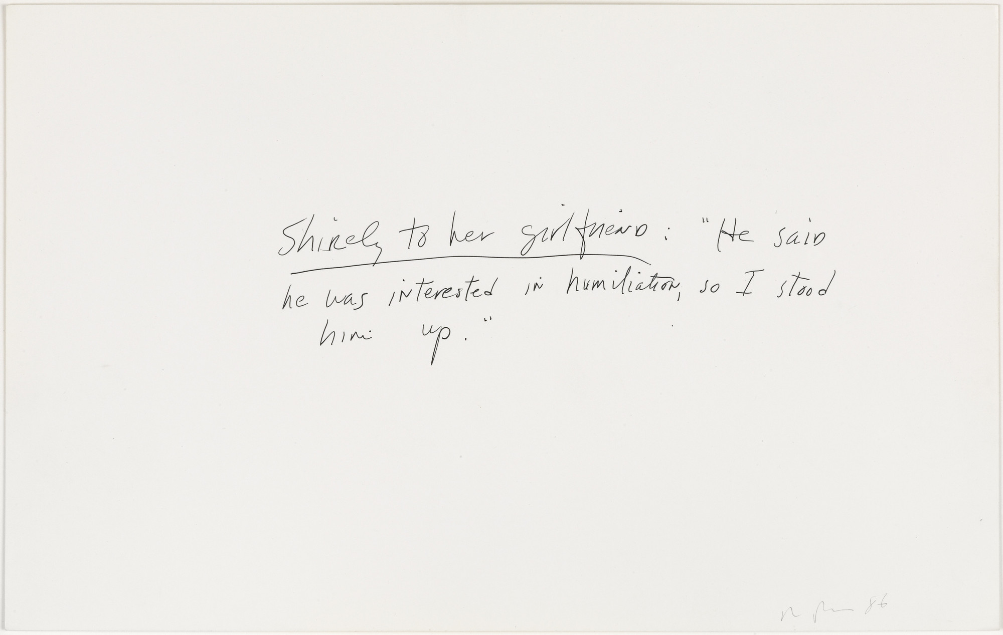 Richard Prince. Untitled. 1986