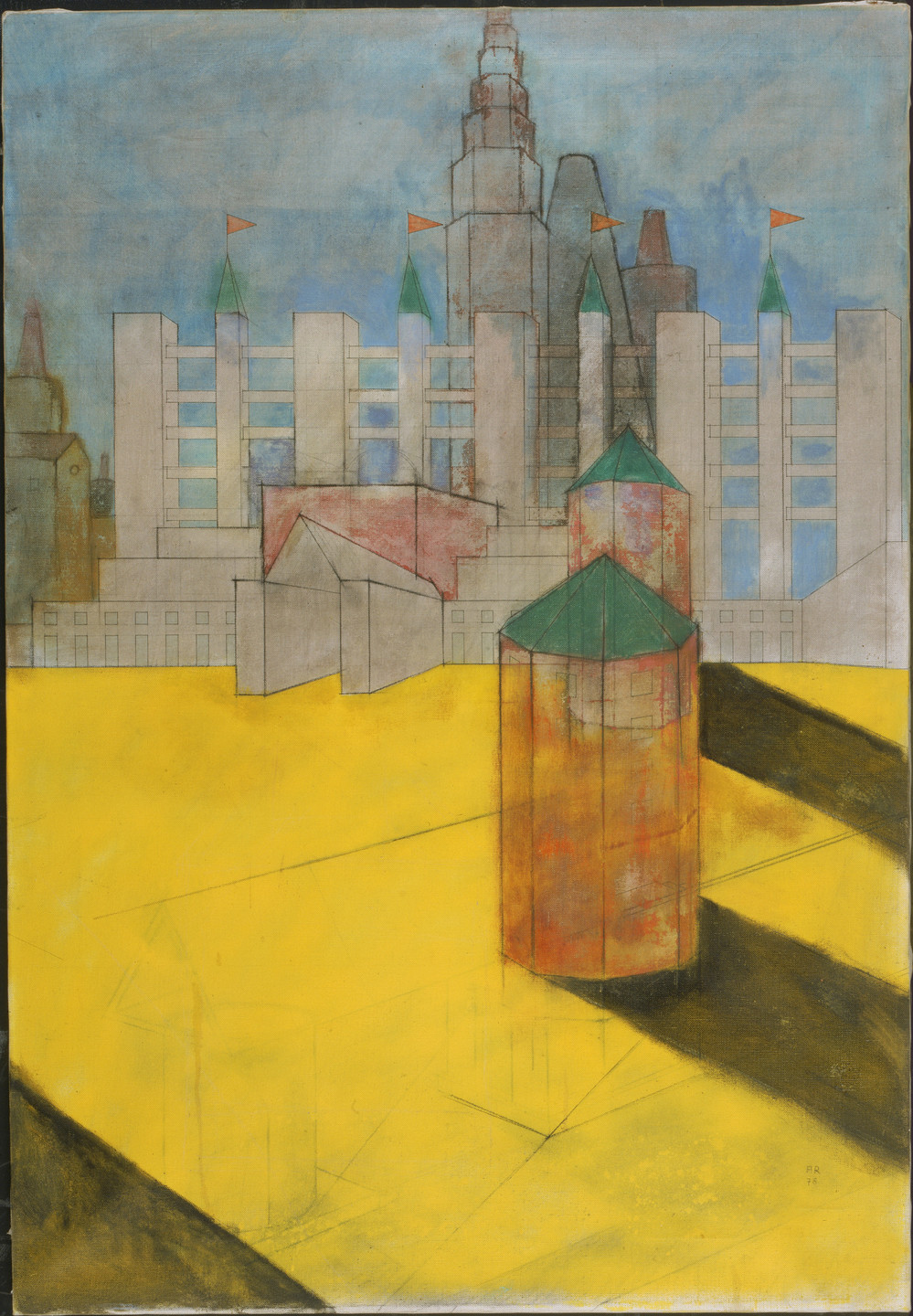 Aldo Rossi. Urban Construction, project. 1978