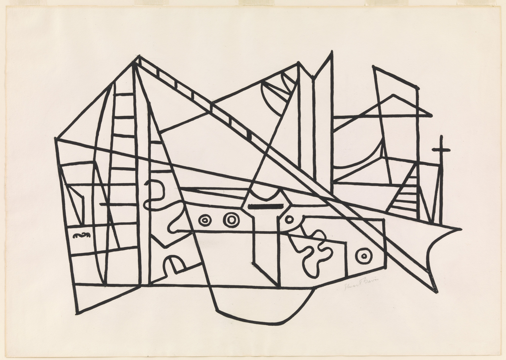 Stuart Davis. Composition No. 4. 1932