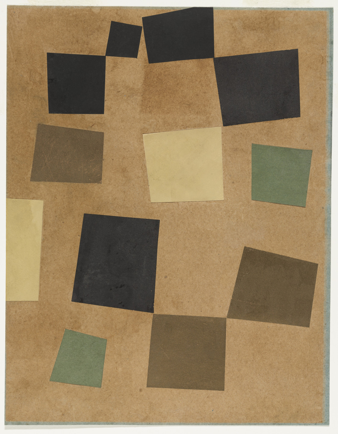 Jean (Hans) Arp. Untitled (Squares Arranged According to the Laws of Chance). 1917
