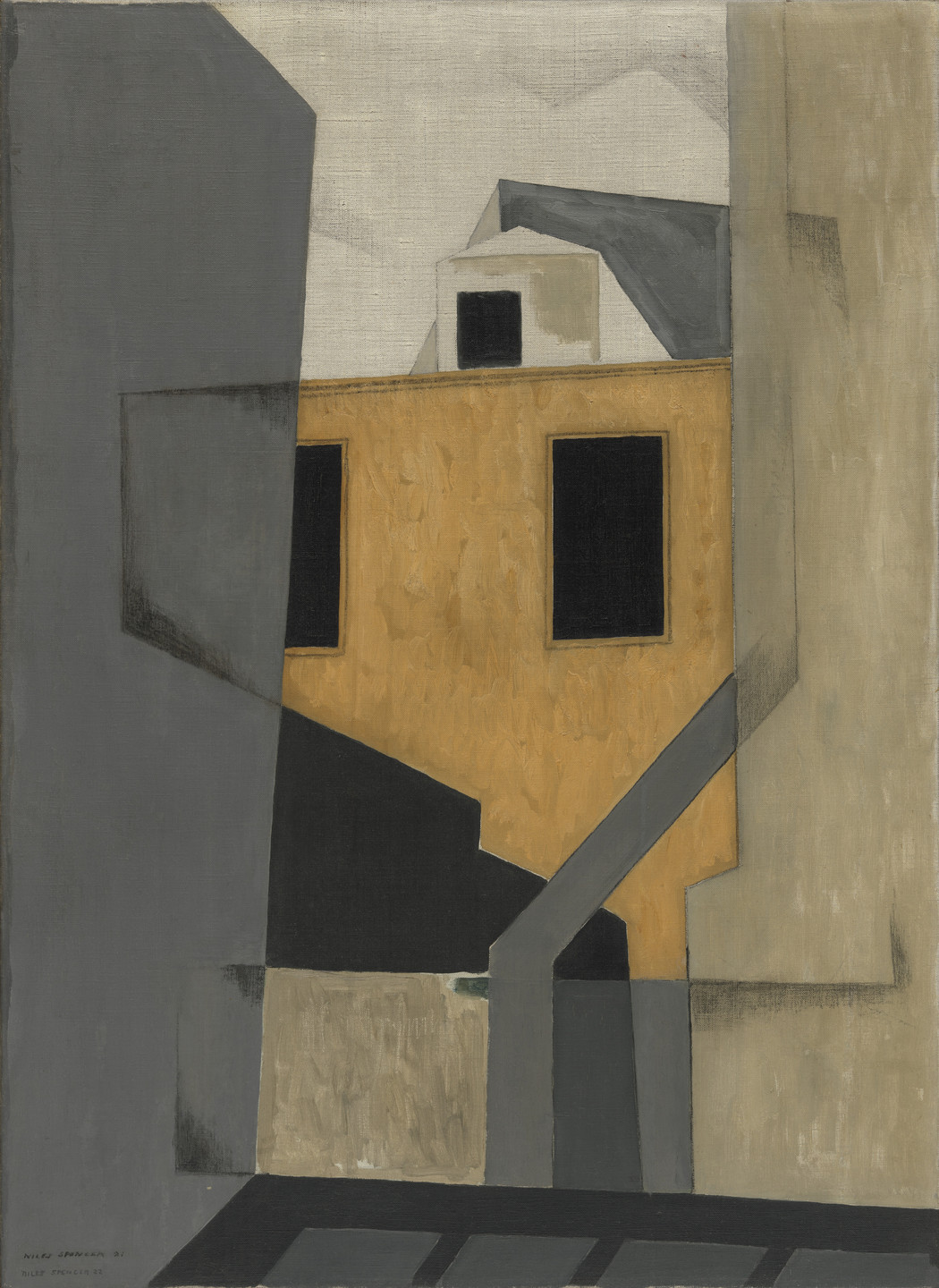 Niles Spencer. City Walls. 1921/22
