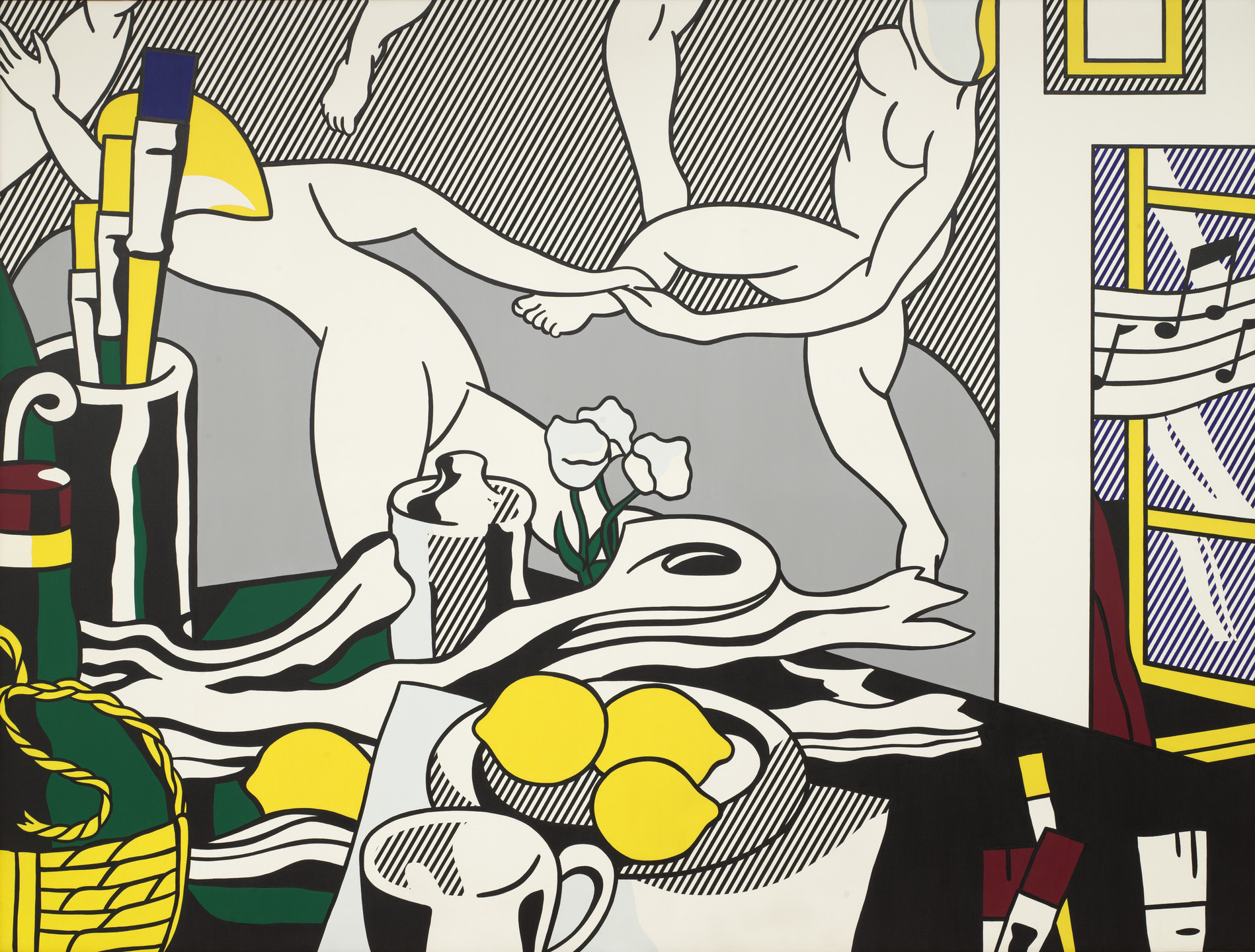 Roy Lichtenstein. Artist&#39;s Studio &#34;The Dance&#34;. 1974