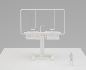 Double Happiness (Model of the installation at the Shenzhen-Hong Kong Bi-City Biennale of Urbanism and Architecture)