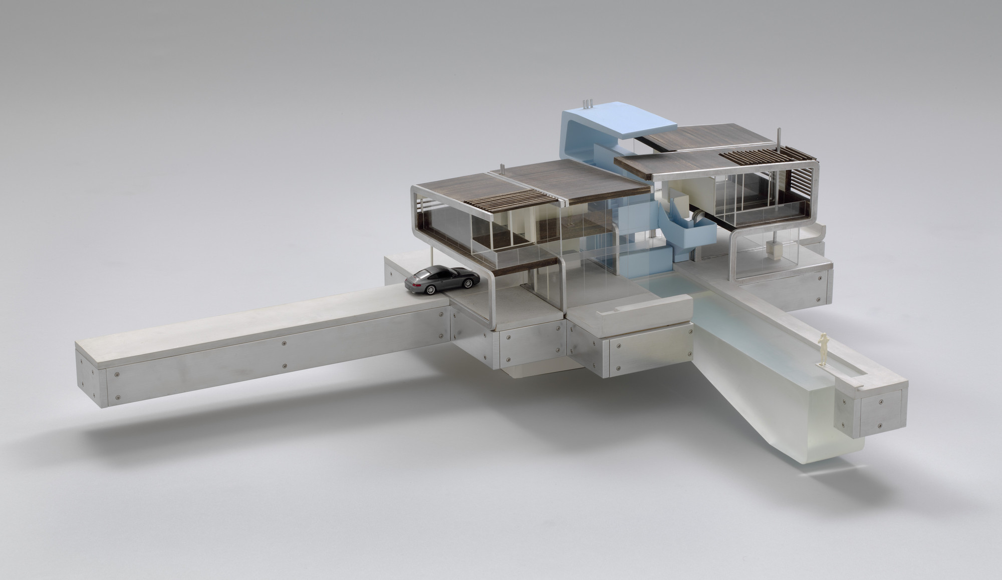 Lindy Roy. Poolhouse, Sagaponack, New York, Scale model 1:100. 2000