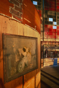 Remnants of a movie set. Abandoned shipyard. Los Angeles harbor. Terminal Island, California from the series Fish Story