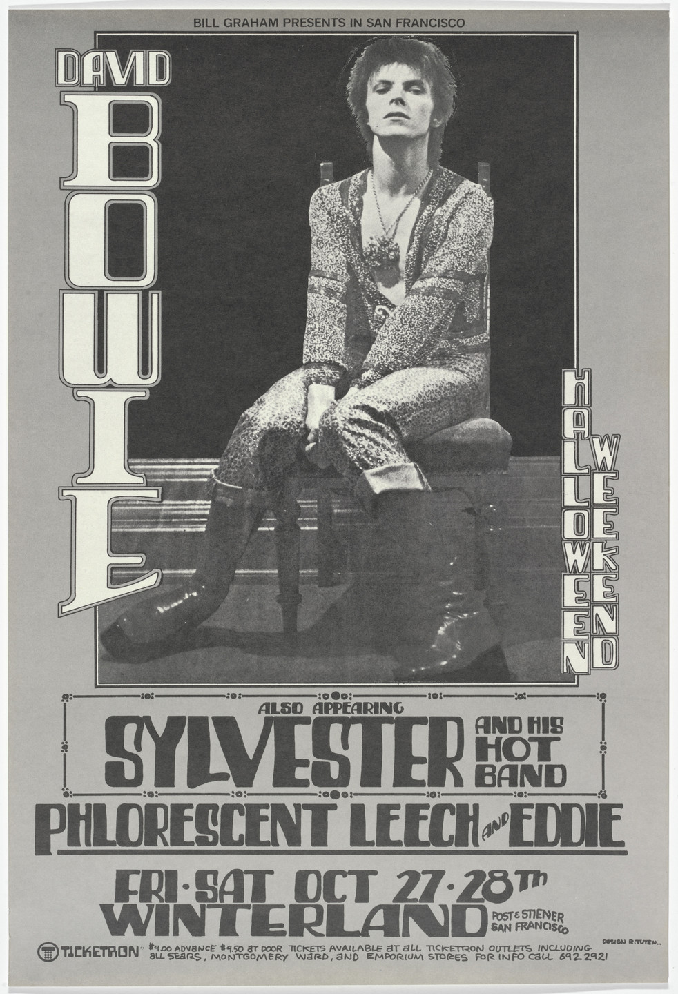Randy Tuten. David Bowie &amp; the Spiders from Mars, Winterland Concert. 1972