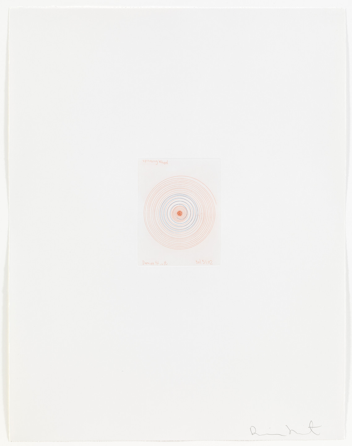 Damien Hirst. Spinning Wheel from In a Spin, the Action of the World on Things, Volume 1. 2002