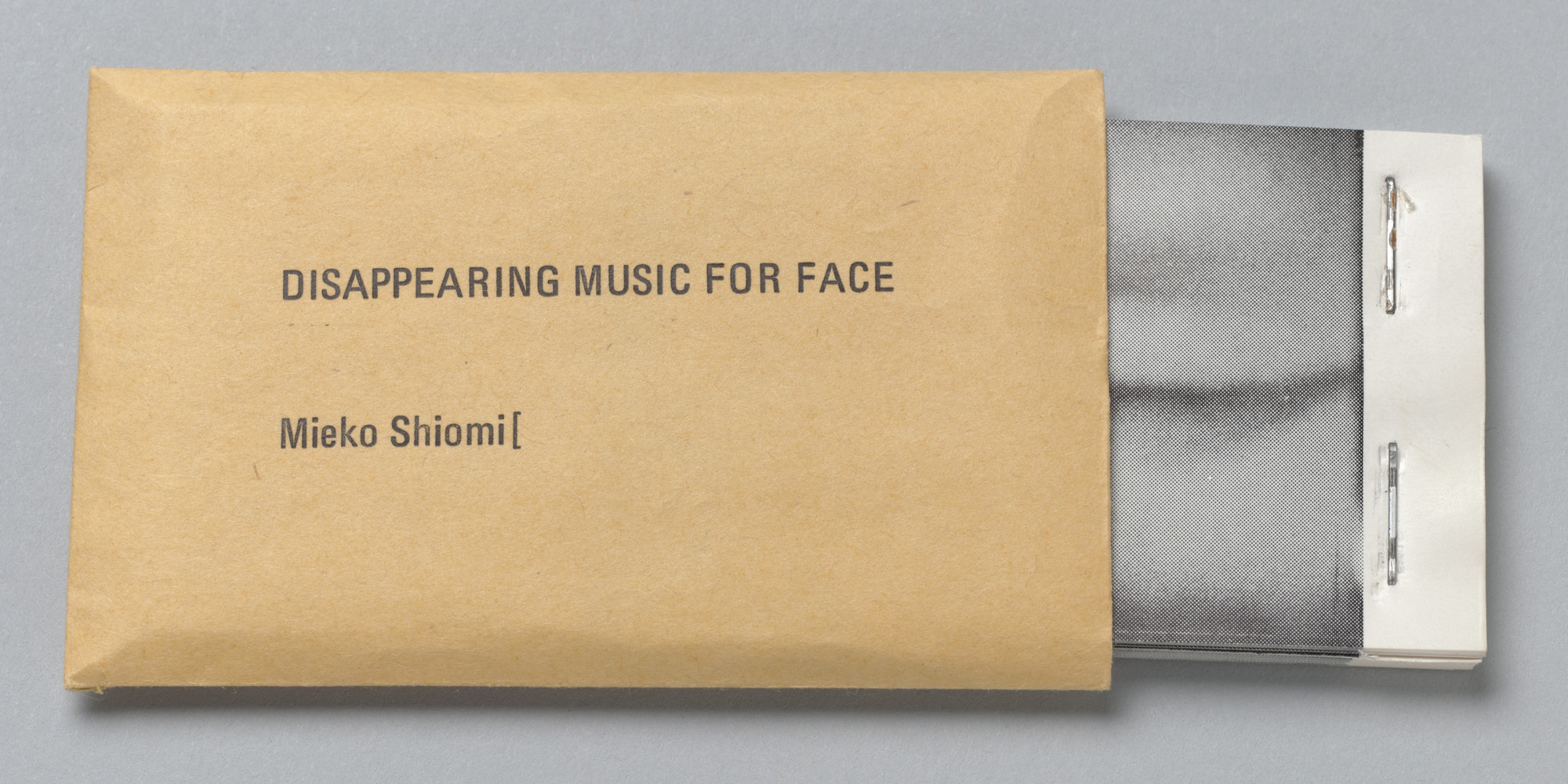 Mieko Shiomi. Disappearing Music for Face. c. 1965