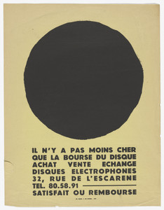 Il n'y a pas moins cher que la bourse du disque (There is nothing cheaper than the record market)