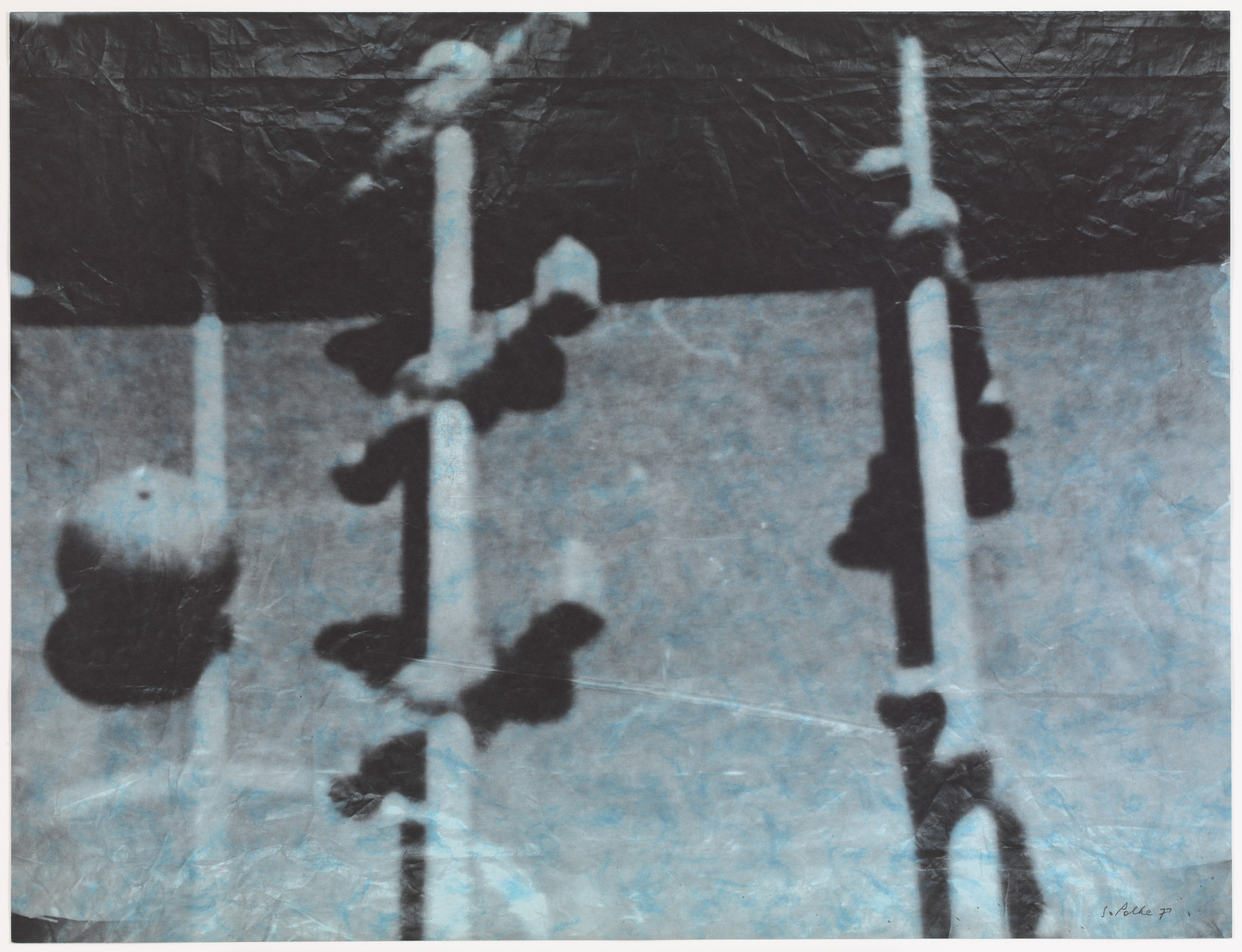 Sigmar Polke. TV Picture (Soccer Player) I (Fernsehbild (Kicker) _I). 1971