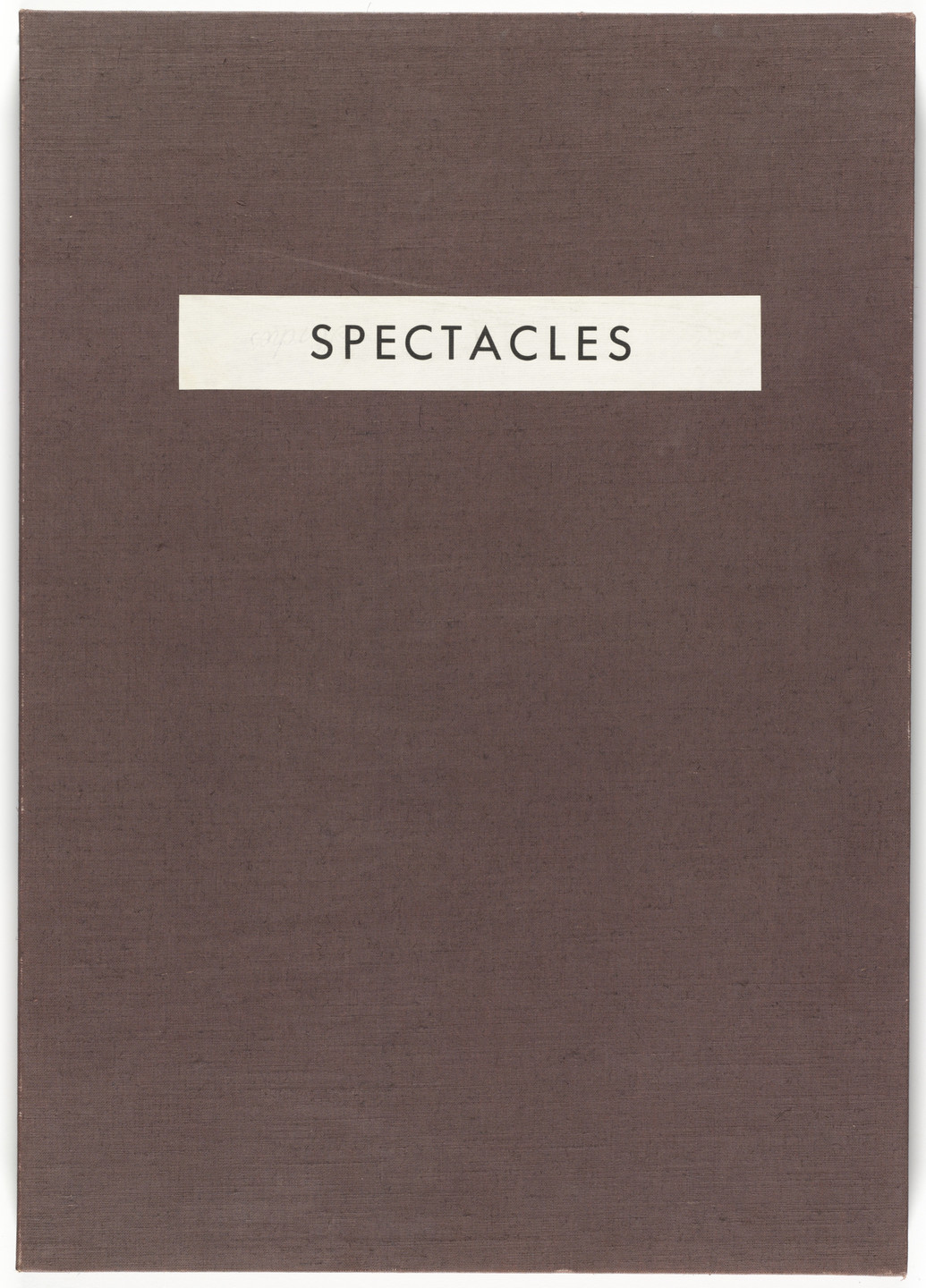 Jean Dubuffet. Spectacles from Phenomena (Les Phénomènes). 1958–61, published 1961