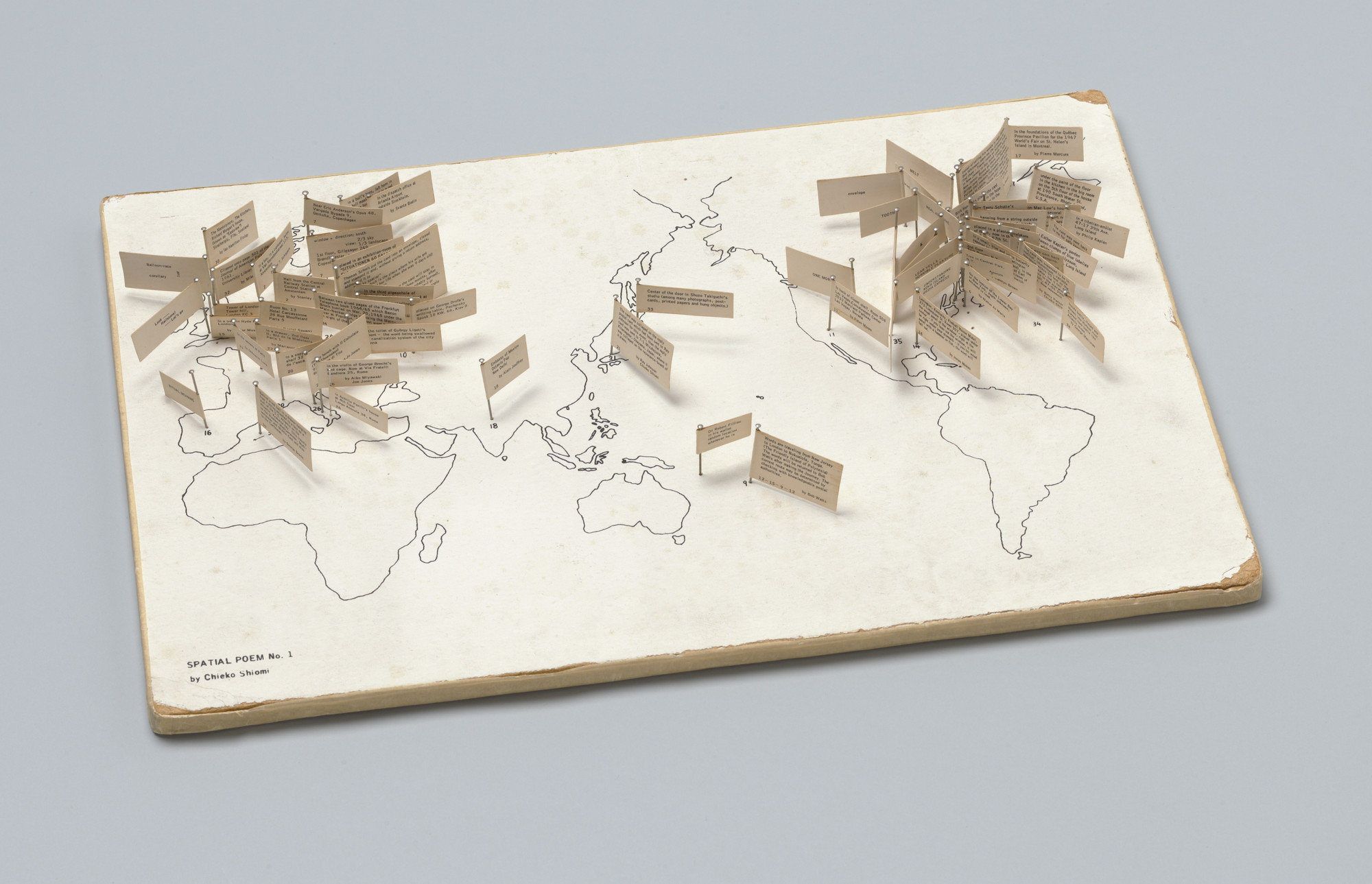Mieko Shiomi. Spatial Poem No. 1. 1965