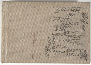 Sketchbook, October 5 NYC - January 29 Berlin, 1998-1999