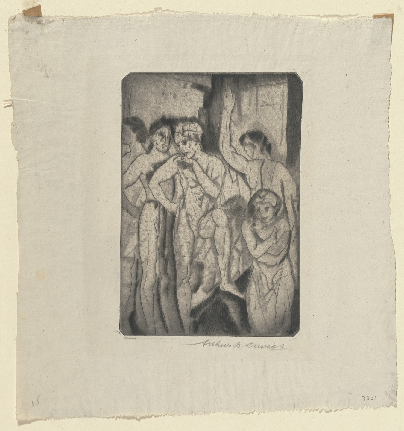 Arthur B. Davies. Baptism. 1917