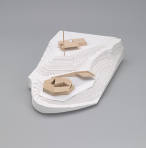 Pittman Dowell Residence, La Crescenta, California (Scale model, 1/16` = 1'-0`)