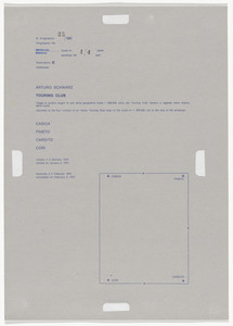 Progression No. 35 from Postal Dossier (Dossier postale)