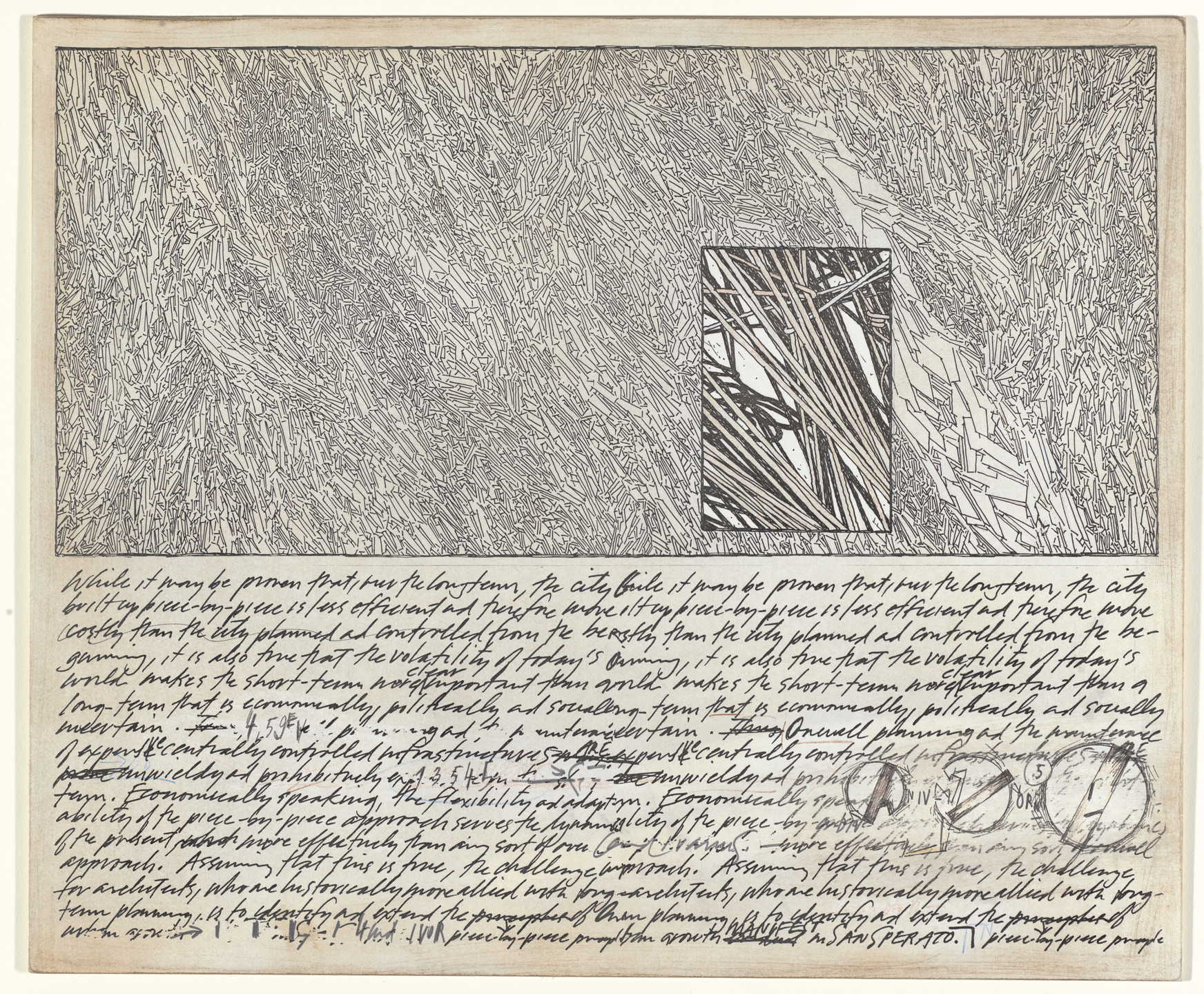 Lebbeus Woods. Terrain, project. 1999