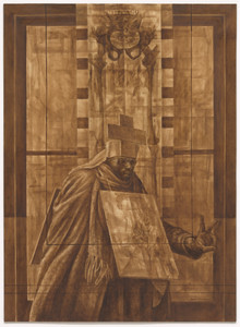 Black Pope (Sandwich Board Man)