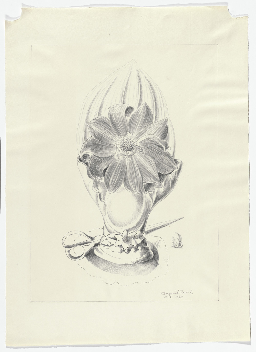 Marguerite Zorach. Red Dahlia. 1929