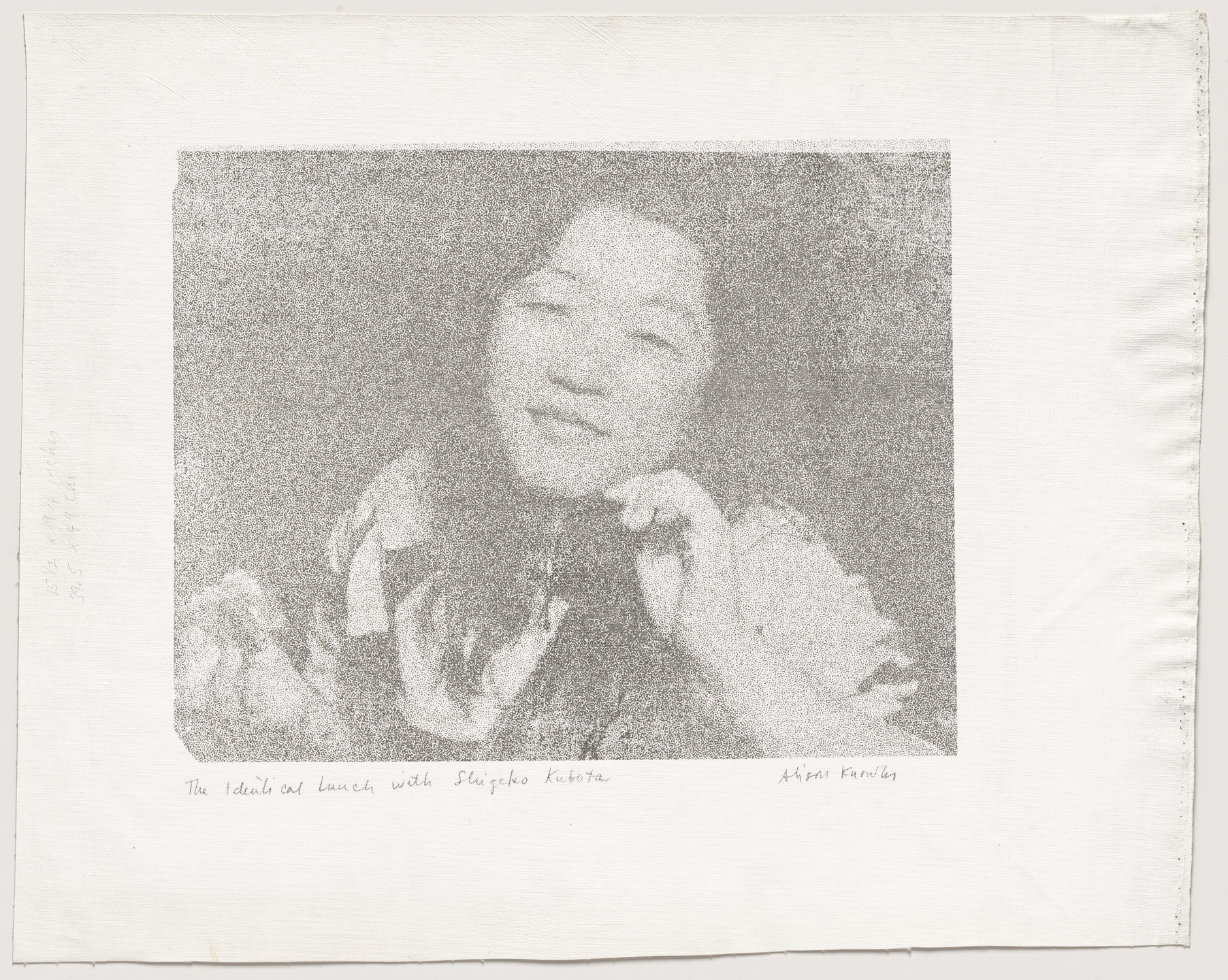 Alison Knowles. The Identical Lunch with Shigeko Kubota. 1968-69, printed c. 1969