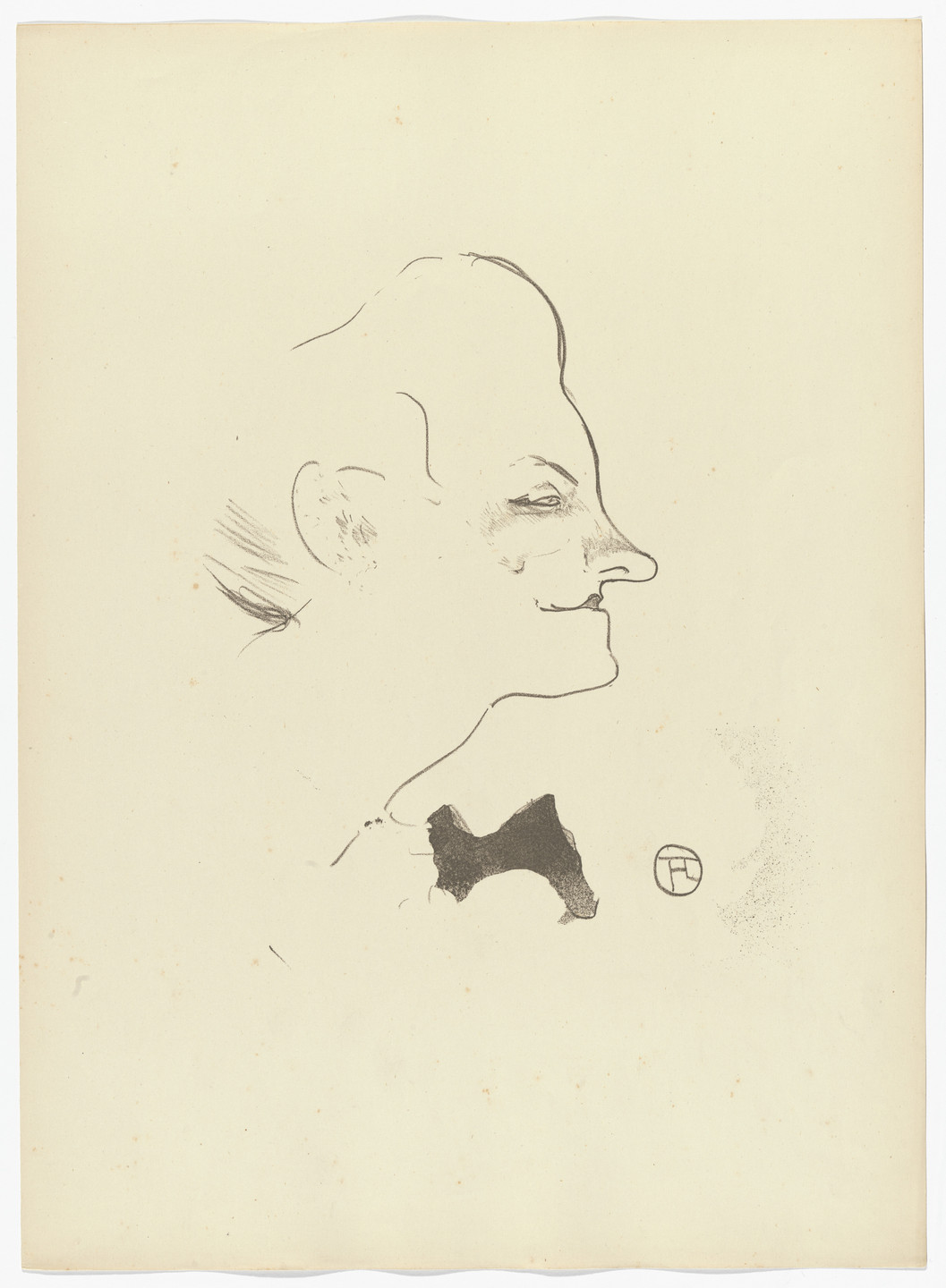 Henri de Toulouse-Lautrec. Yvette Guilbert from Le Café Concert. 1893