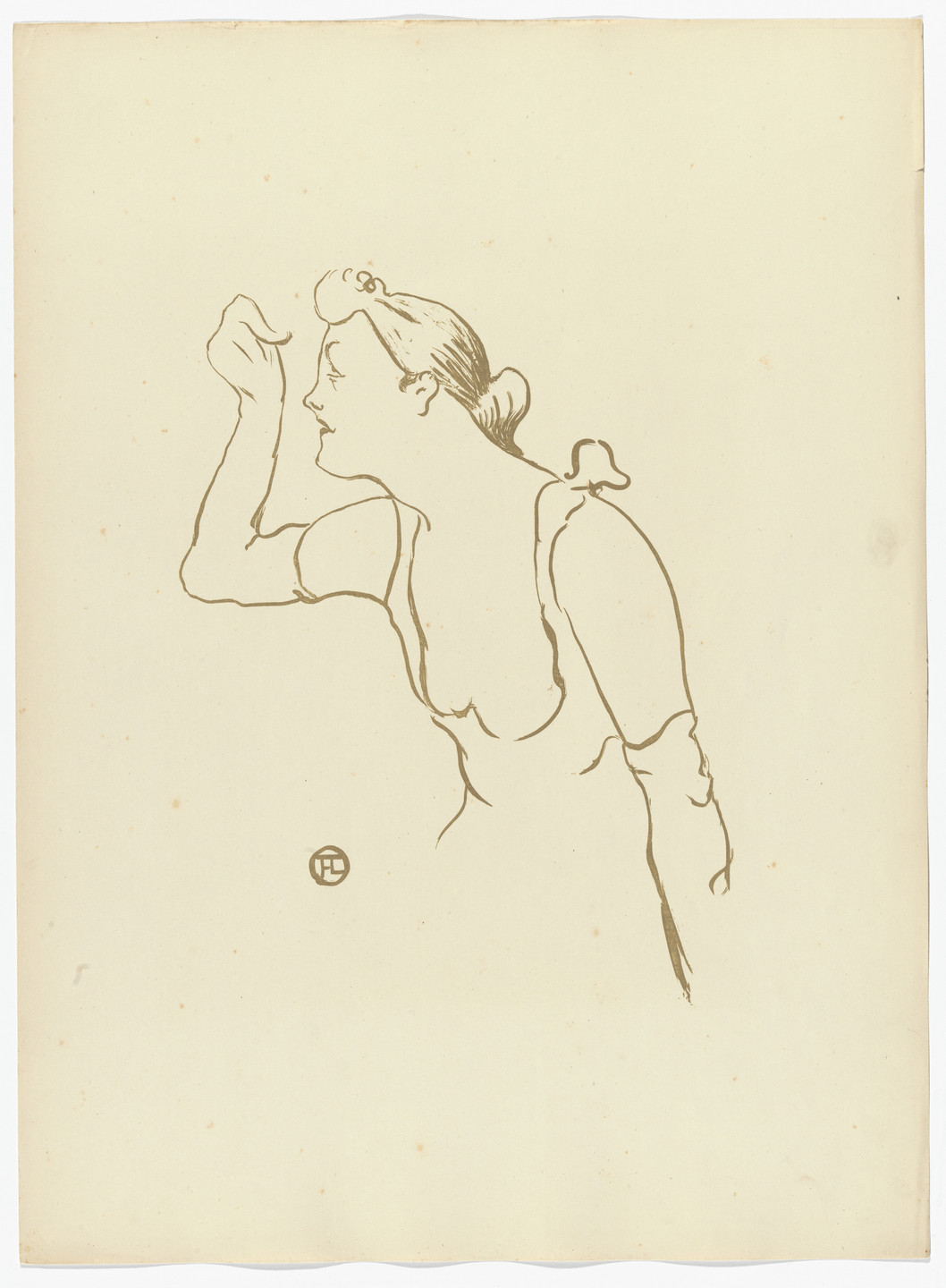 Henri de Toulouse-Lautrec. Paula Brébion from Le Café Concert. 1893