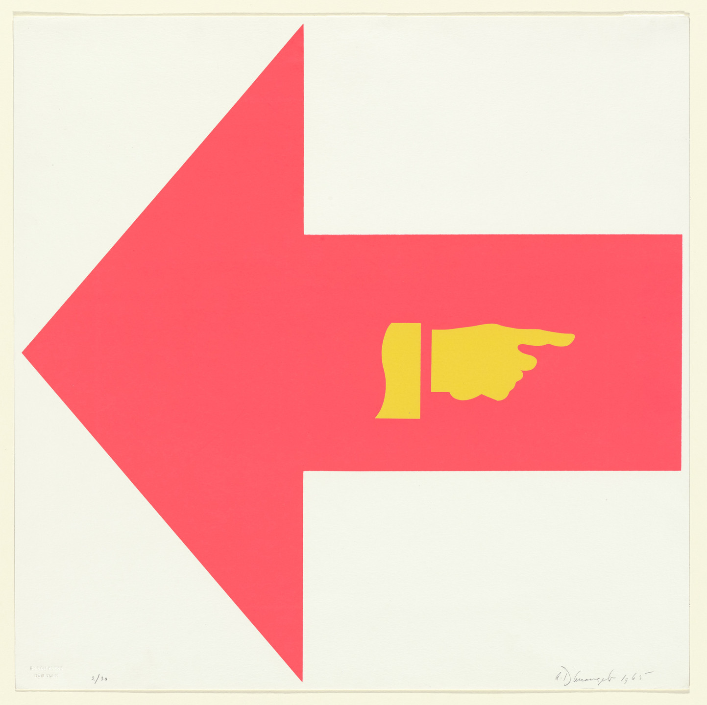 Allan D&#39;Arcangelo. Untitled. 1965