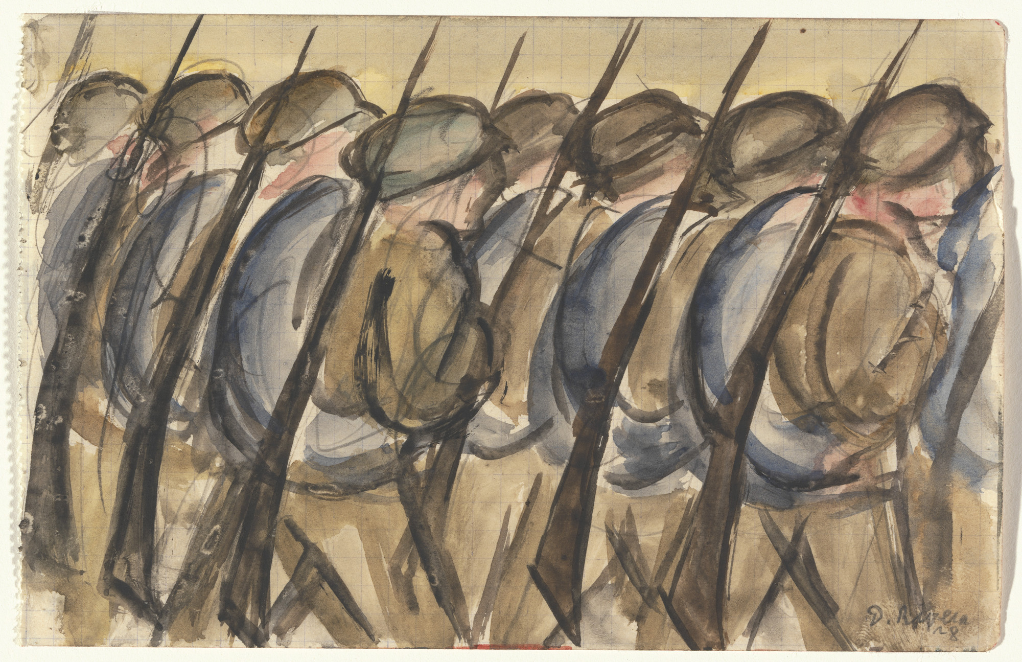 Diego Rivera. May Day, Moscow. 1928