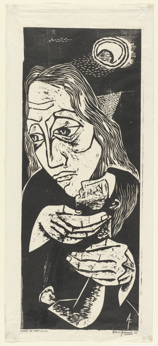 Antonio Frasconi. Mother and Child. (1947)
