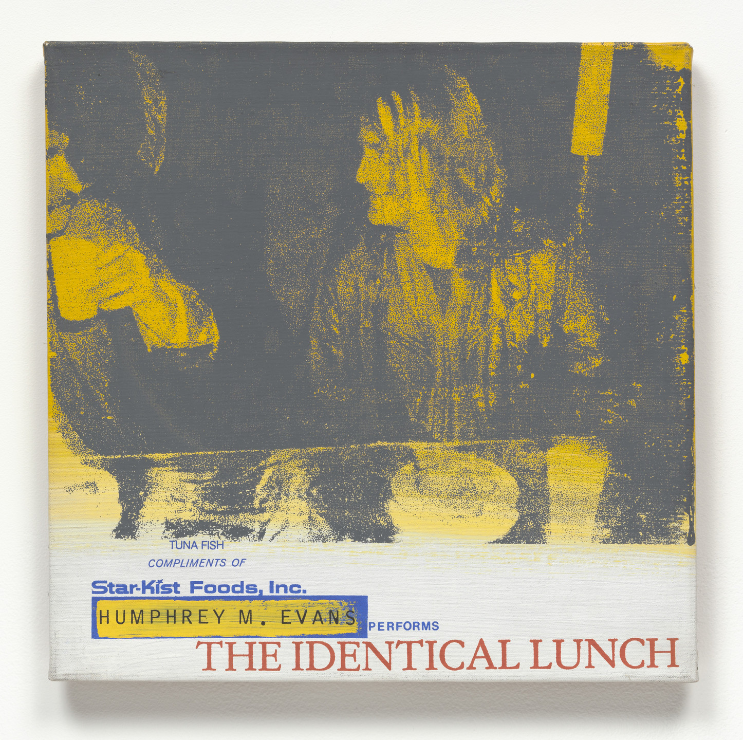 Alison Knowles. Humphrey M. Evans Performs The Identical Lunch. 1969, realized 1973