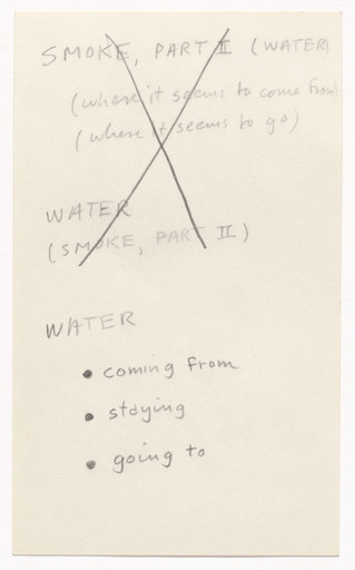 George Brecht. Water. 1963
