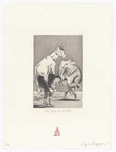 Tu que no puedes/Thou who canst not from Recurrent Goya