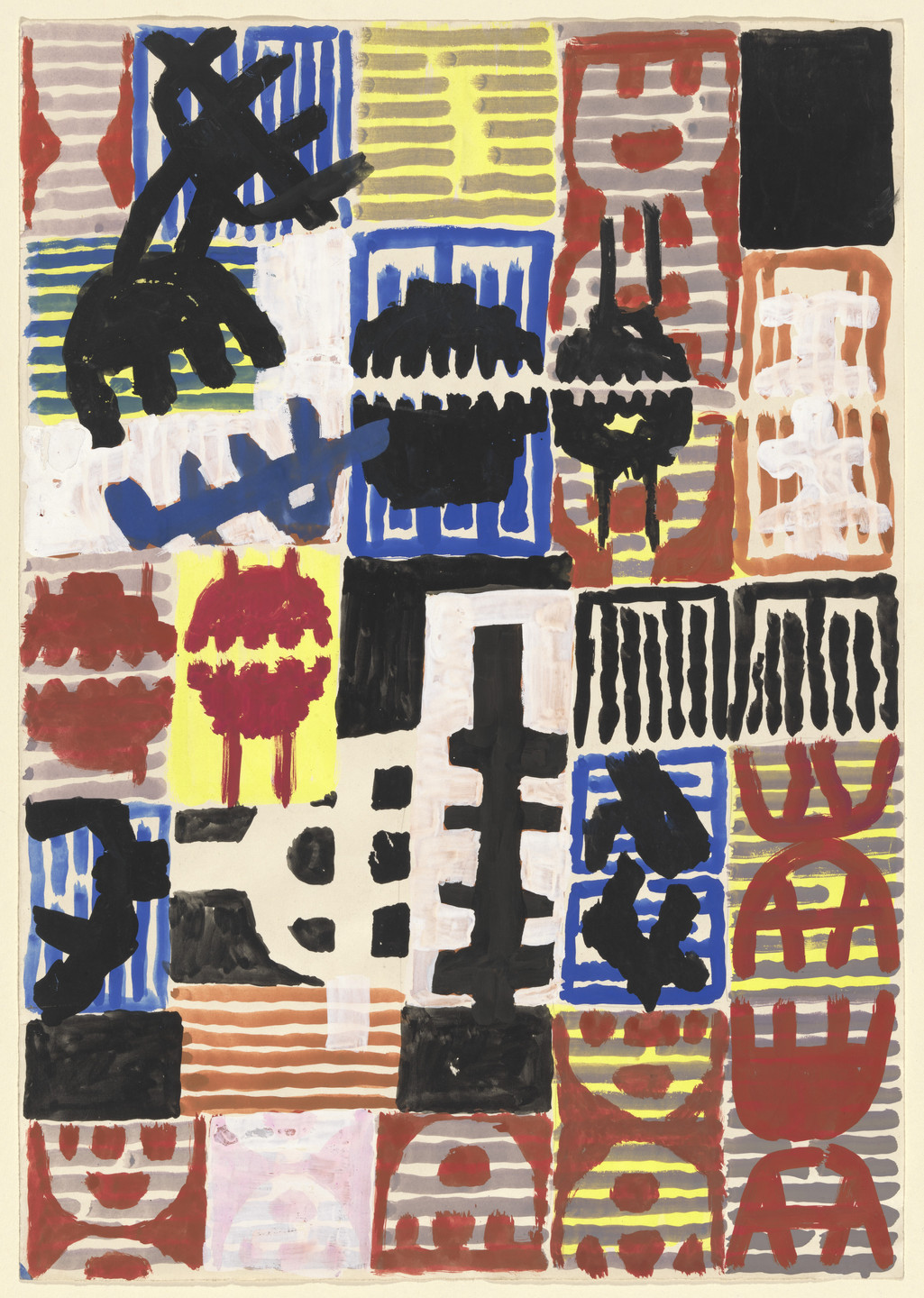 Giuseppe Capogrossi. Composition. 1953