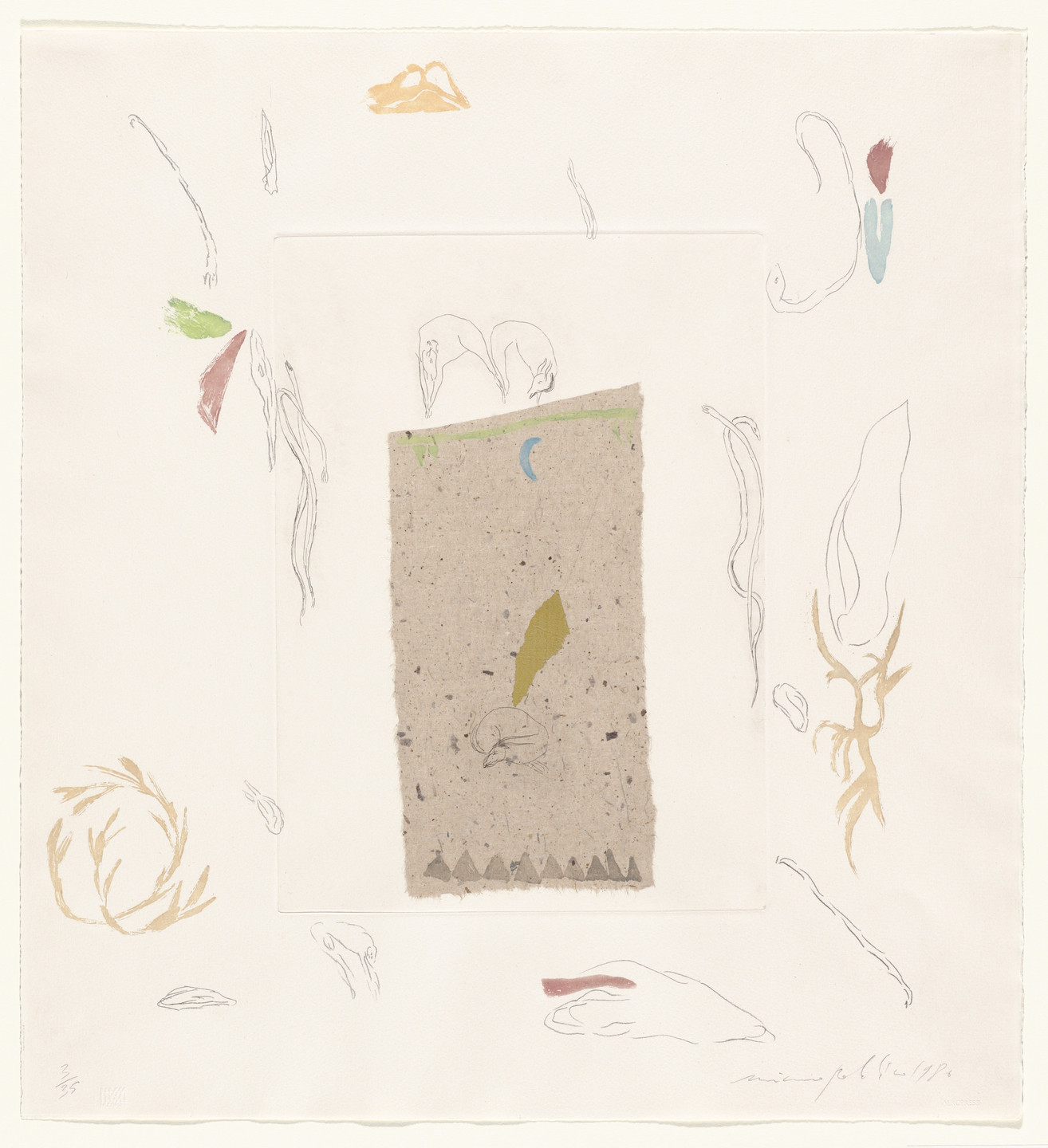 Mimmo Paladino. With Music (Con Musica). 1980