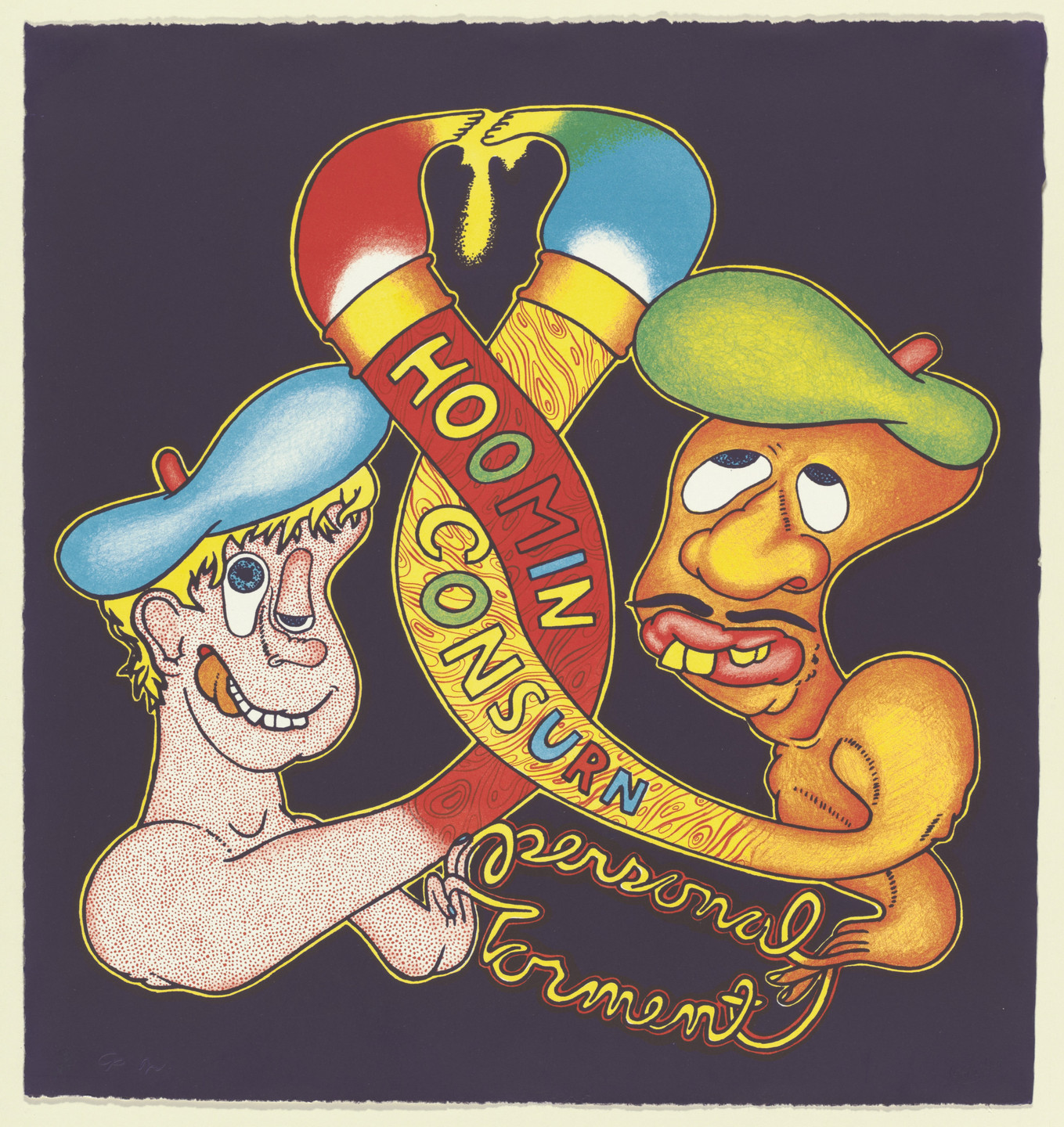 Peter Saul. Hoomin Consurn/Personal Torment. (19)69