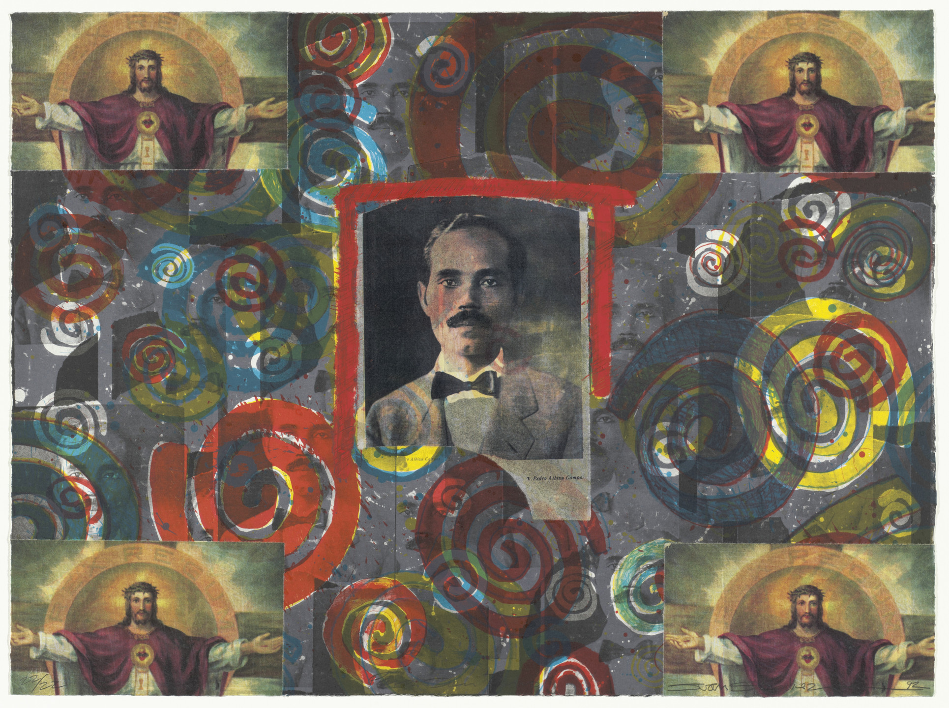 Juan Sánchez. Para Don Pedro. 1992