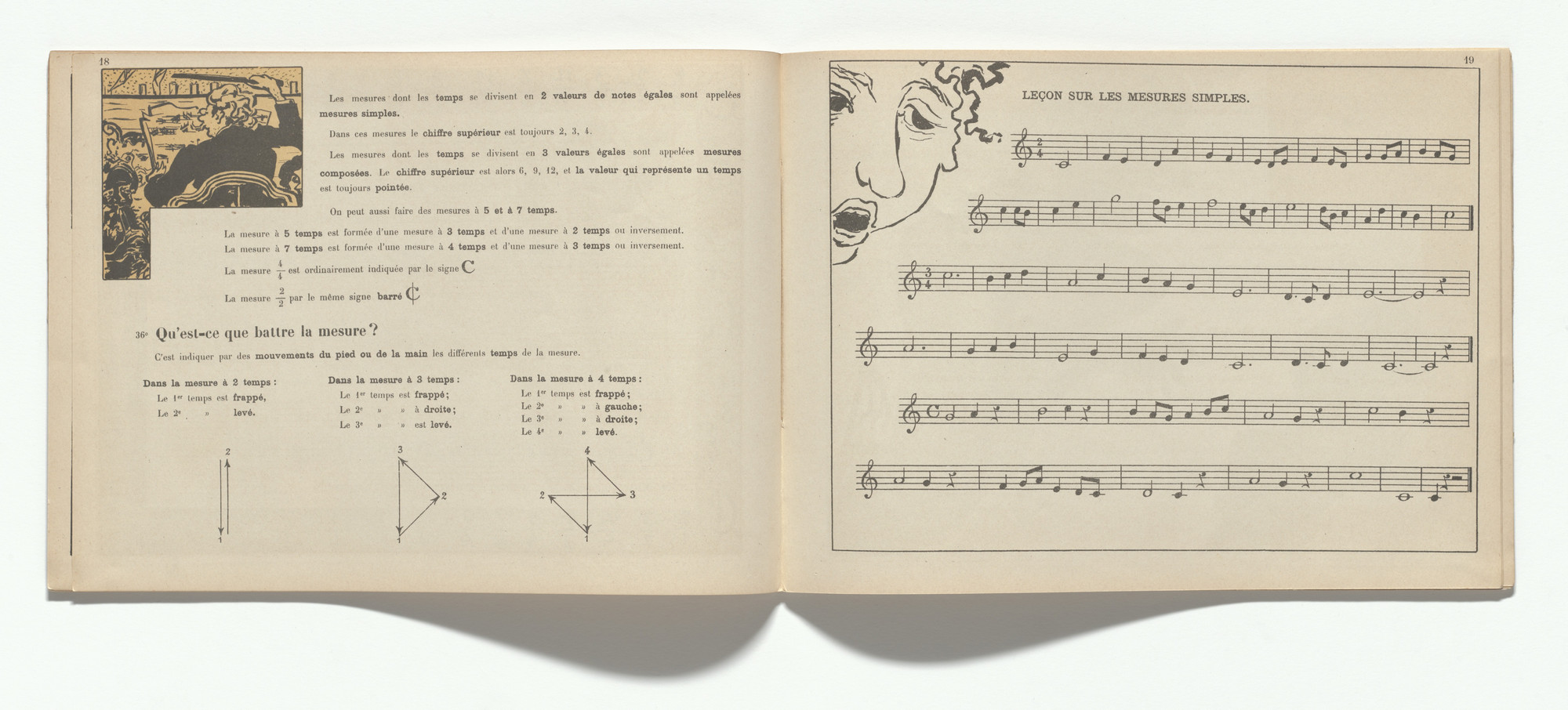 Pierre Bonnard. In-text plate (page 18) from Petit solfège illustré (Little Illustrated Solfège). 1893 (reproduced drawings executed 1891–93)