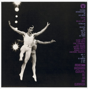 International Festival of the Arts, Stars and Soloists from the Paris Opera Ballet, Mexico City Cultural Olympics