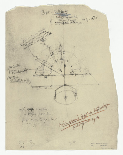 Marcel Duchamp. Untitled from The Bride Stripped Bare by Her Bachelors, Even (The Green Box) (La mariée mise à nu par ses célibataires, même [Boîte verte]). 1934