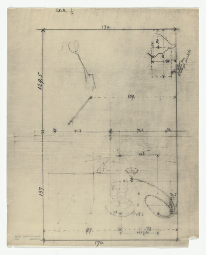 Marcel Duchamp. Untitled from The Bride Stripped Bare by Her Bachelors, Even (The Green Box) (La mariée mise à nu par ses célibataires, même [Boîte verte]). 1934
