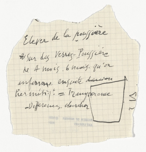 Marcel Duchamp. Untitled from The Bride Stripped Bare by Her Bachelors, Even (The Green Box) (La mariée mise à nu par ses célibataires, même [Boîte verte]). 1934