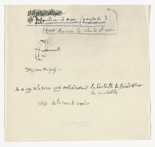 Marcel Duchamp. Untitled from The Bride Stripped Bare by Her Bachelors, Even (The Green Box) (La mariée mise à nu par ses célibataires, même [Boîte verte]). 1934